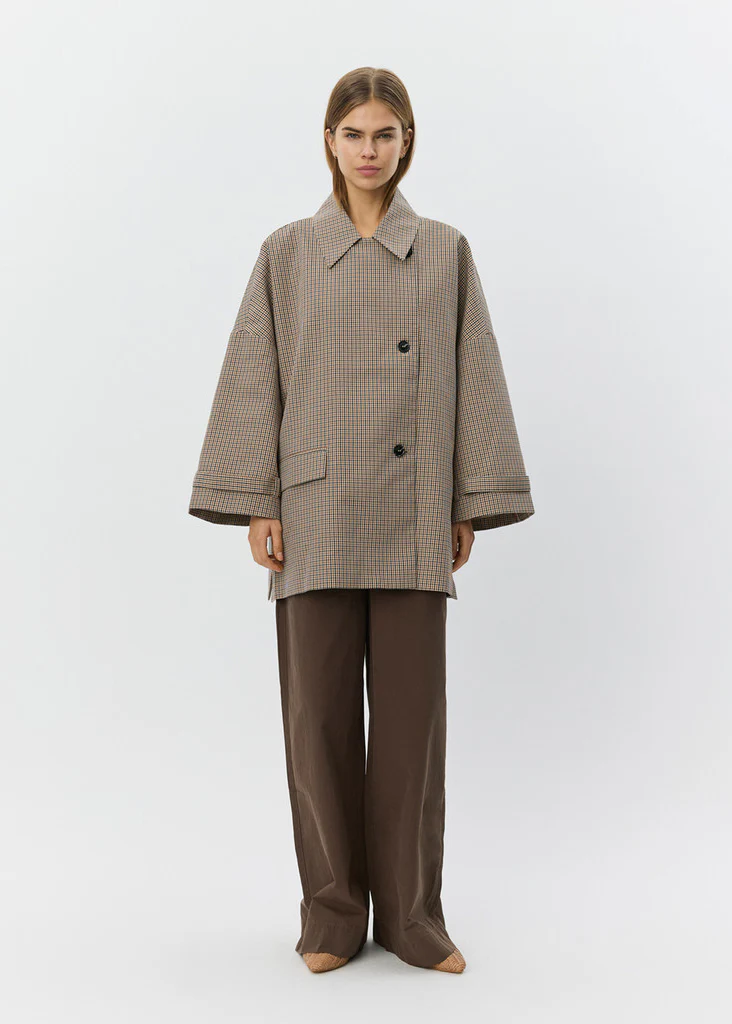 Sofie Schnoor Selina Oversize jacket check - Image 3