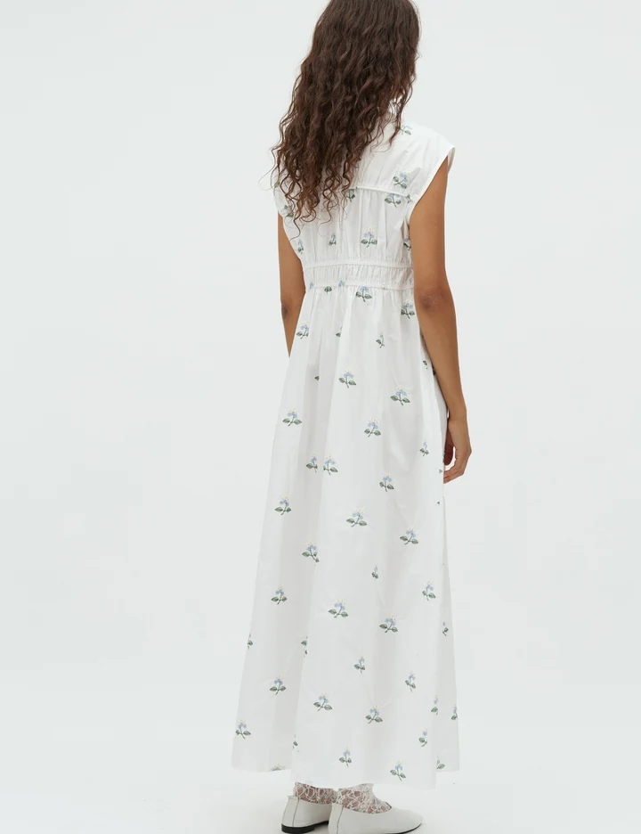 MbyM Taneil Long-M dress blue flower - Image 3