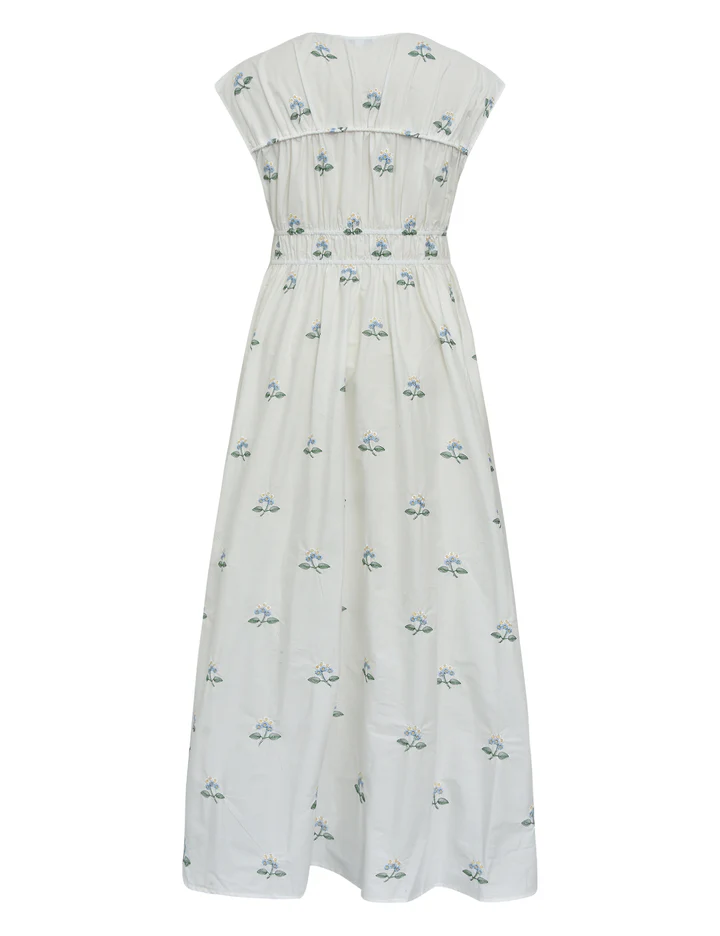 MbyM Taneil Long-M dress blue flower - Image 5
