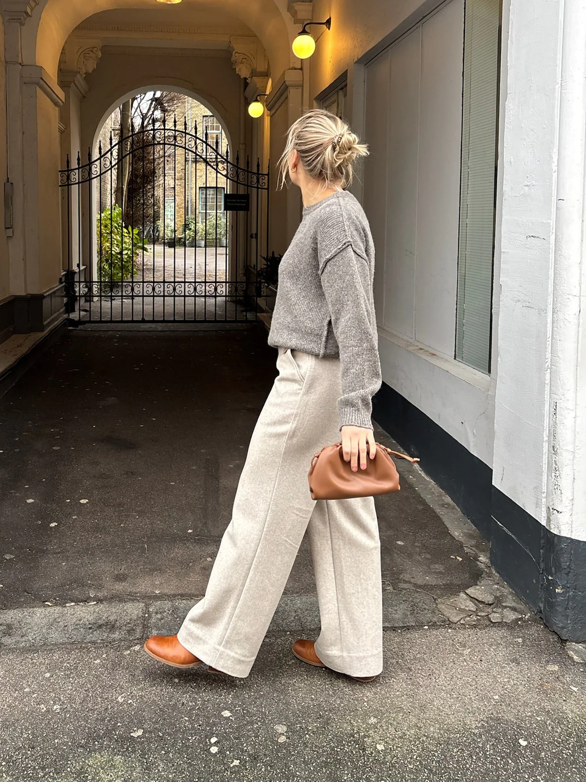 Urban Pioneers Thelma Wool Pant Sand - Image 2